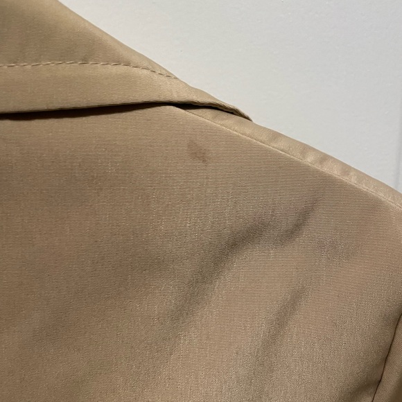 Calvin Klein Classic Beige Trench Coat size M EUC - Picture 7 of 8